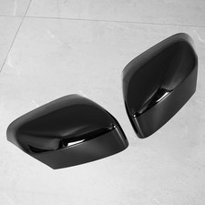 For Volvo XC70 XC90 2007-2014 Left&Right Gloss Black Door Wing Mirror Cover Caps