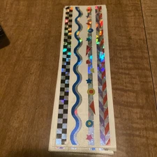 Mrs. Grossman's Stickers - Sparkle Lines - Wavy, Shapes, Checkered