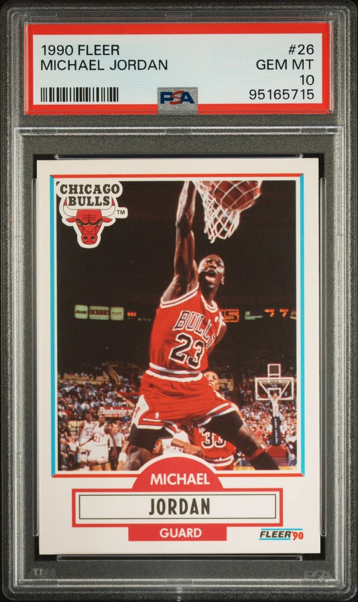Michael Jordan Basketball Grade 10 1990-91 Season Sports Trading