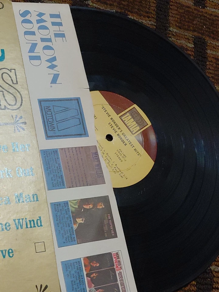 Stevie Wonder Greatest Hits 1968 Classic Vinyl Original Pressing Tamla282 Hits - Image 2 of 3