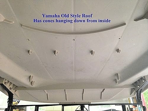 YAMAHA DRIVE / Drive 2 G29 GOLF CART OVERHEAD STEREO RADIO ROOF MOUNT 2007-2019