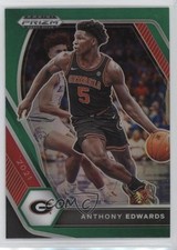 2021-22 Panini Prizm Draft Picks Green Prizm Anthony Edwards #65 0u2l