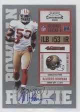 2010 Playoff Contenders NaVorro Bowman #176 Auto om9