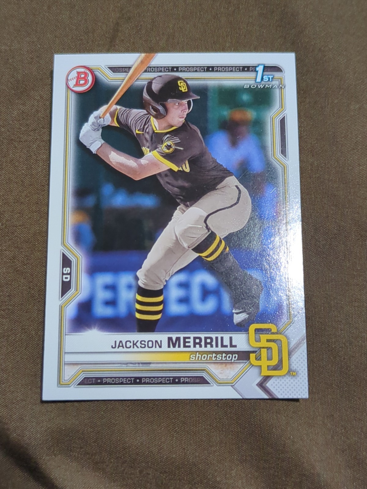 2021 Bowman Draft - Jackson Merrill, Isaac Frye #BD-119 Isaac Frye Pictured (RC)