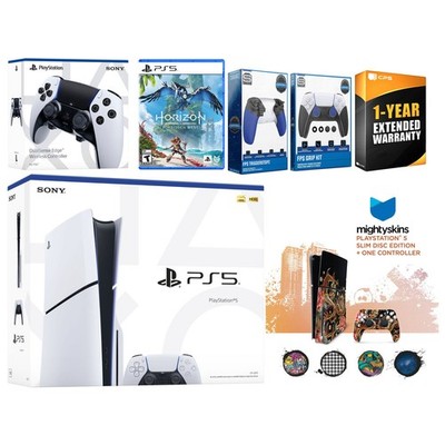 Sony Playstation 5 Slim Disc + Horizon Forbidden West, EDGE Controller