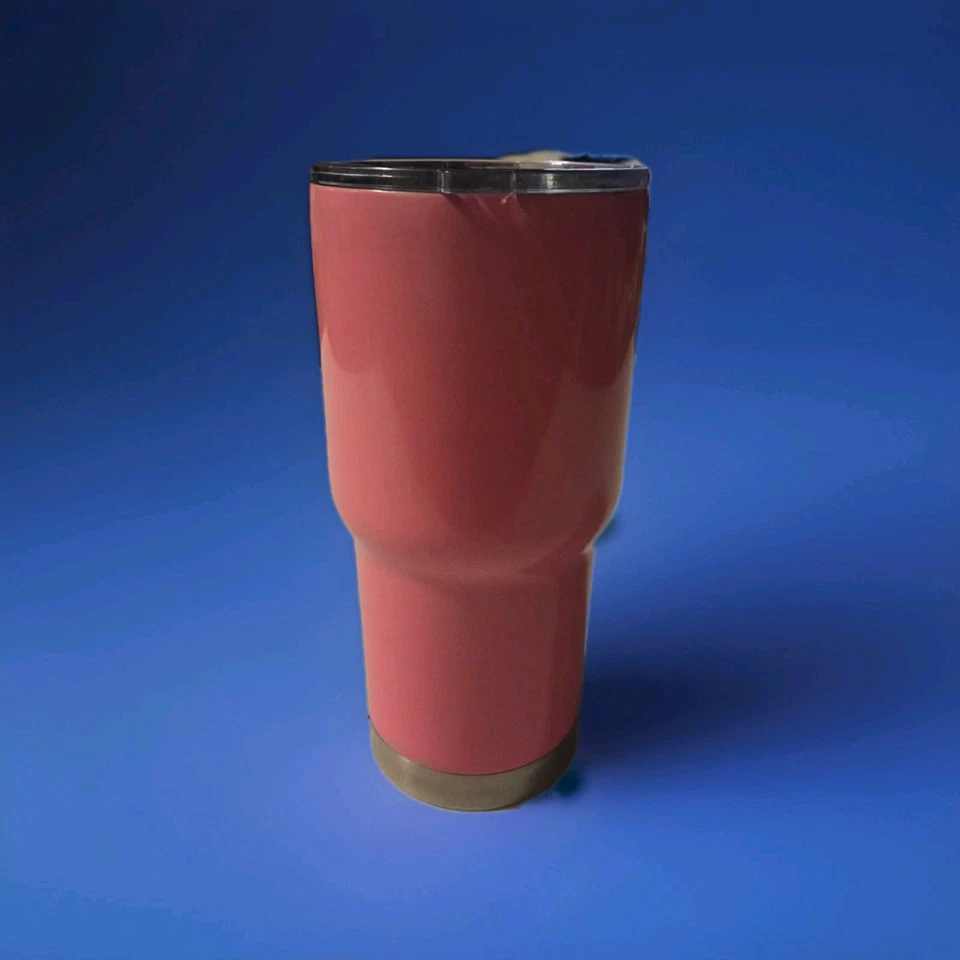 Vaso Rtic con Tapa Rosa Caliente Poco Usado Buen Estado Limpio Foto 3 de 4