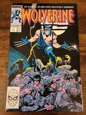 Wolverine #1 First Issue in Ongoing Series VF+/NM (Marvel Comics November 1988)