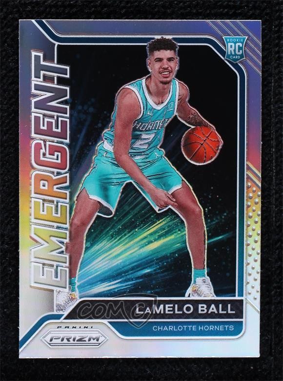 2020-21 Panini Prizm Emergent Silver Prizm Lamelo Ball #23 Rookie RC