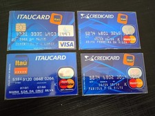 Brasil - Tarjeta Itaú - Tarjeta de débito/crédito - Visa/MasterCard - 4 tarjetas caducadas
