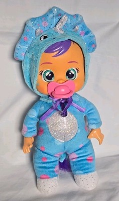 Cry Babies TINA Triceratops Fantasy Baby Doll Dinosaur Costume Pre-owned
