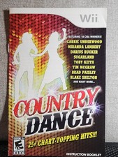 Country Dance Instruction Booklet - Manual Only - Nintendo Wii