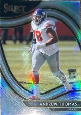 2020 Panini Select - Field Level Andrew Thomas #387 Silver Prizm (RC)