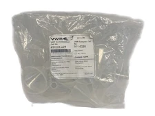 (12/Pk) VWR 65mm Polypropylene Powder Funnel Short Stem 414004-269