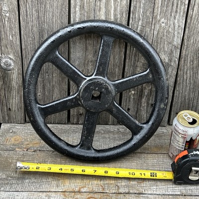HAND WHEEL NRS Gate Valve 13  Diam, 7/8  Square Hole 5/8  Round, 17 lb Cast Iron