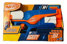 NEW Hasbro Nerf N Series Agility 6 Dart Revolving Drum Pull-Back Priming