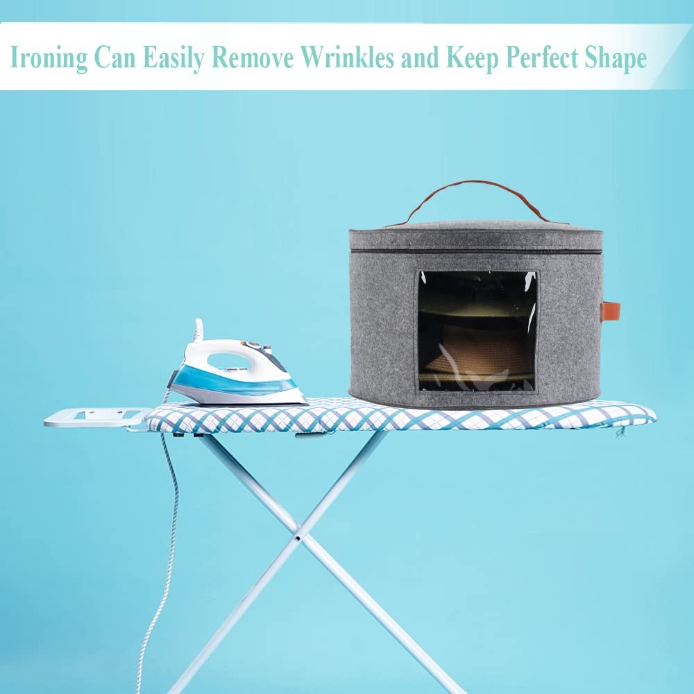 Hat Box,Hat Storage Box,Stackable Round Brim Hats… - image 5