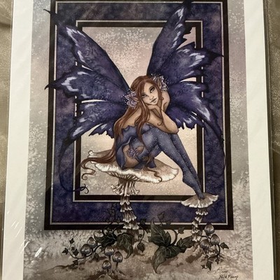 Amy Brown NICE FAERY 2004 Retired Print Fairy Collection 8.5x11 MINT COND