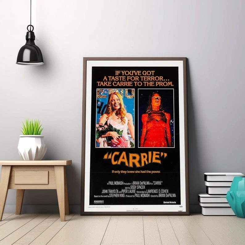 Carrie (1976) Movie Poster Vintage Print