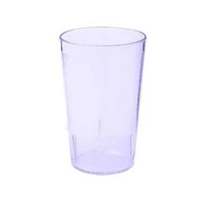 Unbreakable Stackable Restaurant Plastic Tumbler/Cup (Set of 12) 8 Ounce Blue | 