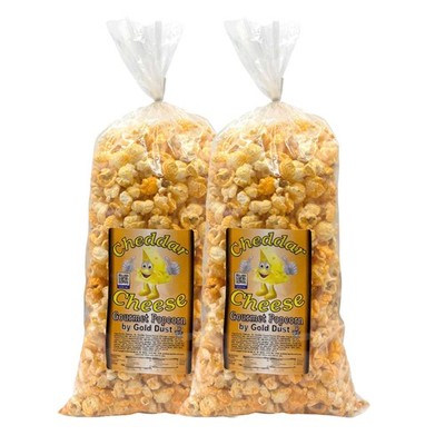 Cheddar Cheese Popcorn | Pack of 2 | 7 oz | Non-GMO | Gold Dust Kettle Corn