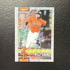 #’d /75 Willy Adames 2026 Topps Series 1 Topps Foil Parallel Card 267 *Giants