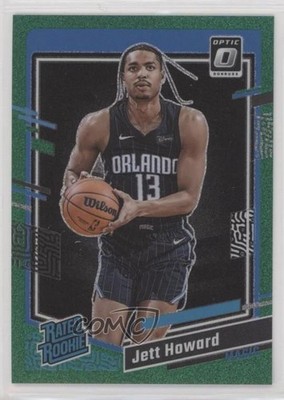 2023-24 Donruss Optic Rated Green Glitter Prizm 42/77 Jett Howard Rookie RC 1kn1