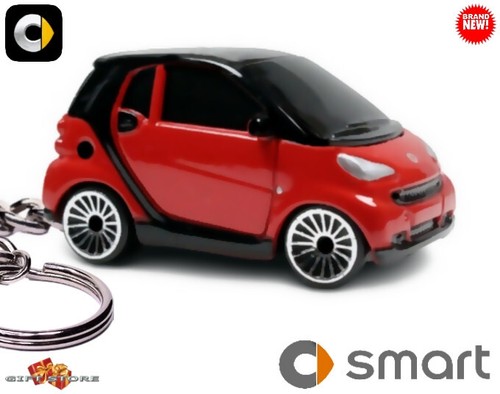 ๐ ๐ VERY RARE KEYCHAIN RED BLACK SMARTโข FORTWO CUSTOM Ltd Ed. ๐GREAT GIFT๐๐ - Picture 2 of 13