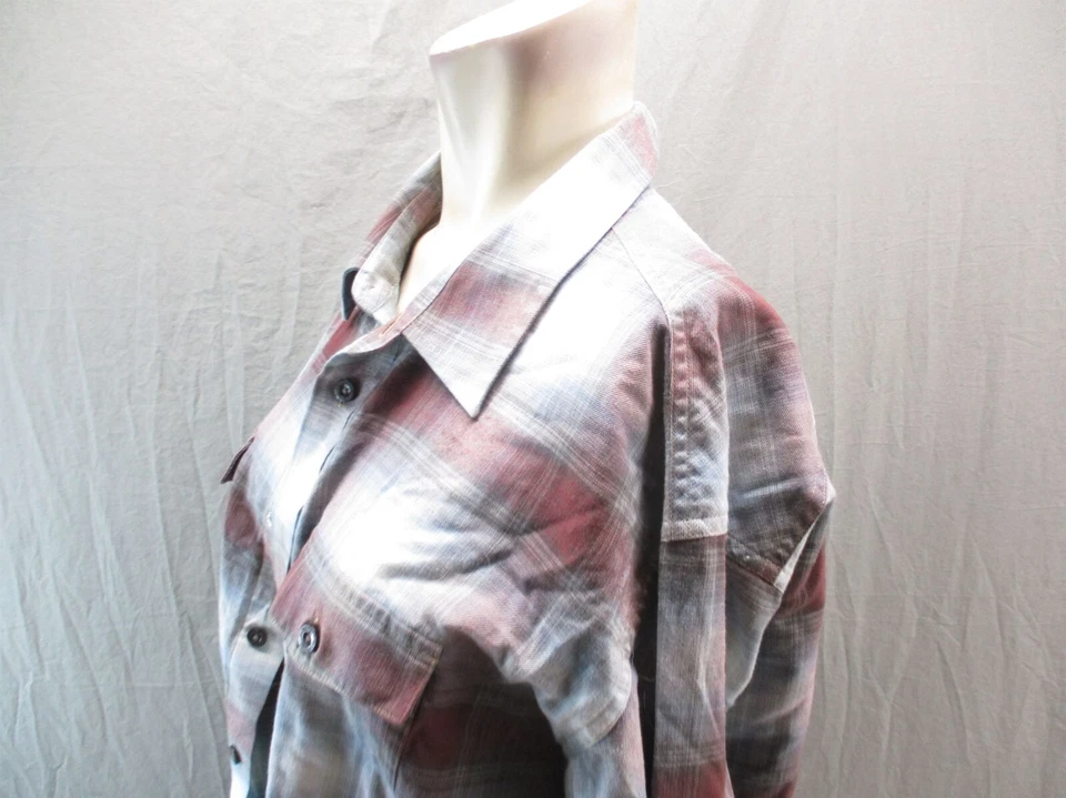 Camisa de Senderismo Patagonia Talla L Para Mujer Multicolor a Cuadros Algodón Orgánico 5BL-300 Foto 4 de 4