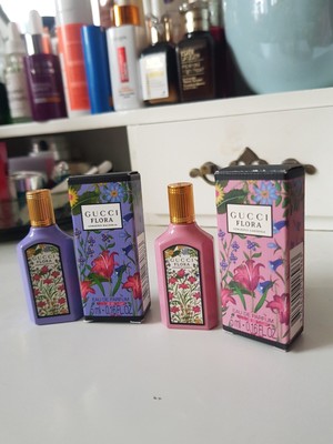 2× Gucci Flora - Gorgeous Gardenia+ Magnolia - Miniaturen Je 5 ml EDP
