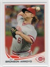 Bronson Arroyo 2013 Topps Baseball Base Common #161 Cincinnati Reds