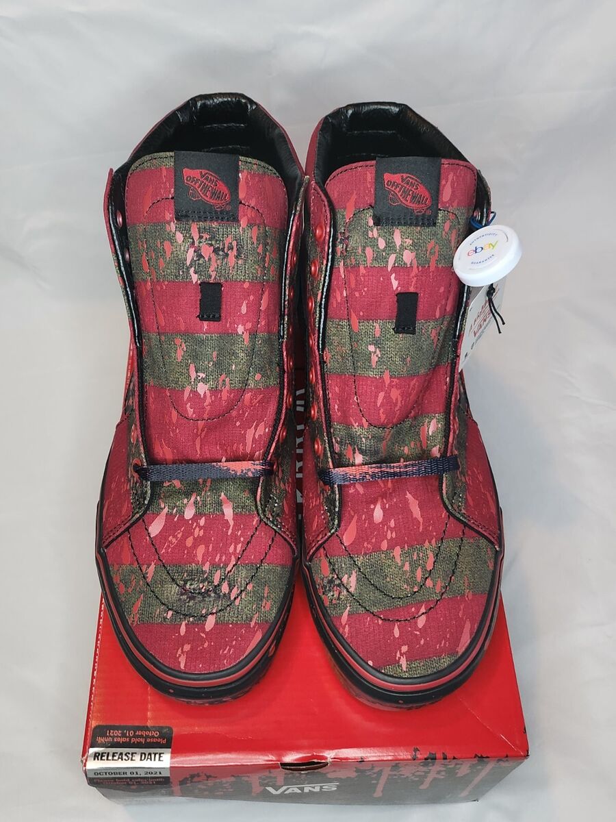 Vans Sk8-Hi x Nightmare On Elm Street Freddy Krueger House Vans Sk8-Hi x Nightmare On Elm Street Freddy Krueger House