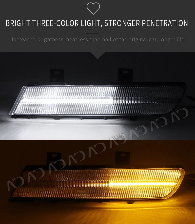 Динамические светодиодные габаритные огни указатели поворота для Chevrolet Corvette C4 1991-1996 годов выпуска - Изображение 3 из 4