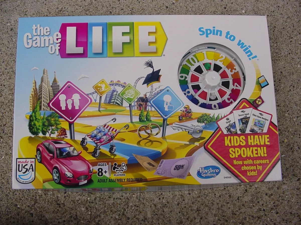 2014 The Game of Life Board Game by Hasbro