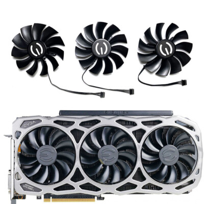 Replacement Cooling Fan PLA09215B12H For EVGA GTX1080ti 11GB FTW3 Graphics Card