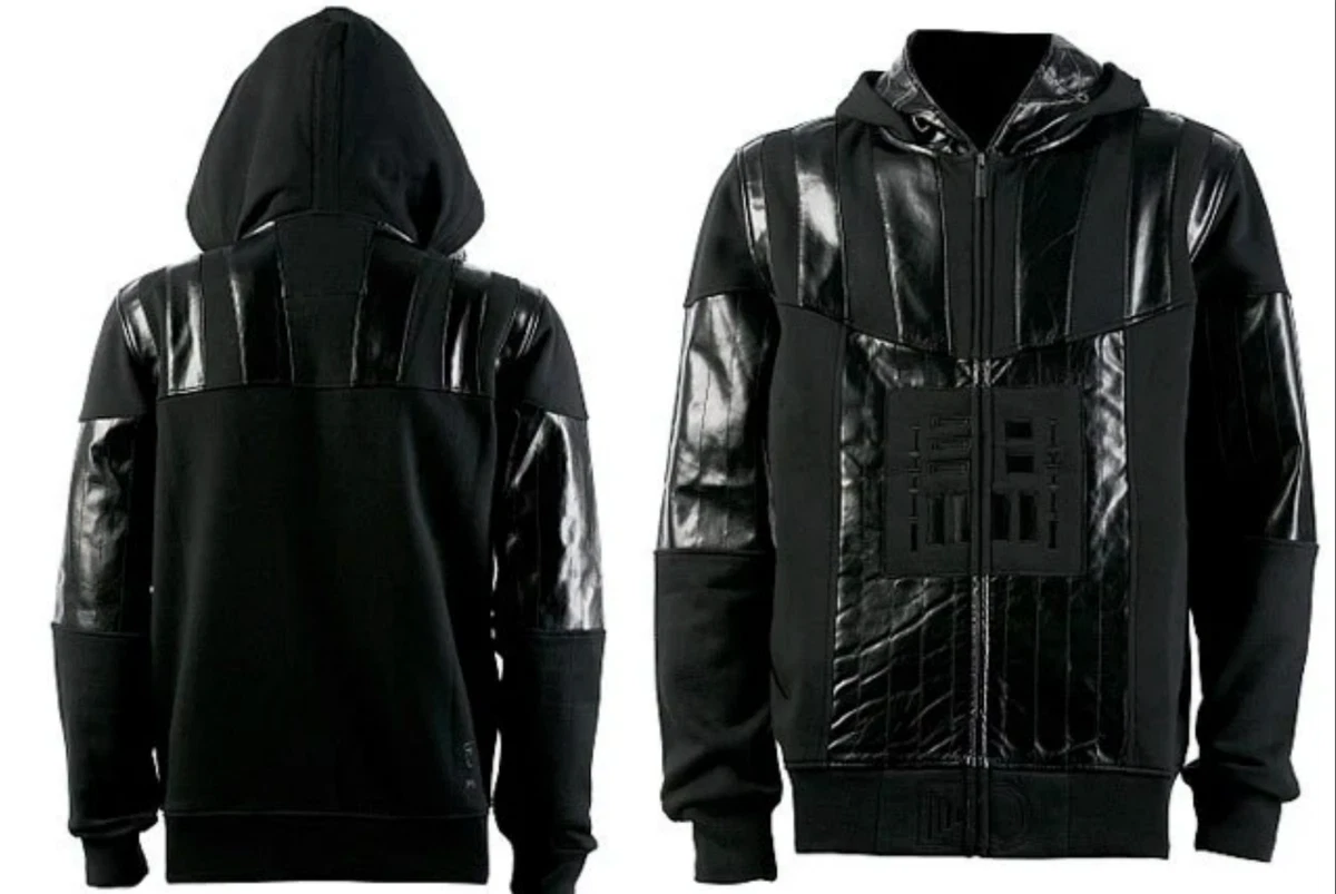 Star Wars Marc Ecko Cut Sew Darth Vader Hooded Mask Jacket Men s
