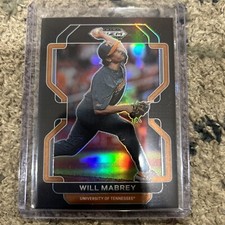 2022 Panini Prizm Draft Picks Black #PDP168 Will Mabrey diamondbacks RC tennesse