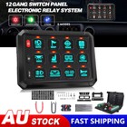 <!--F#f_0-->12 Gang RGB Switch Panel ON-OFF LED Rocker Toggle Car RV Boat Marine 12V 24V<!--F/-->