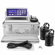 Ionic Foot Spa Bath Detox Machine Toxin System With Wristband Strap Black Array