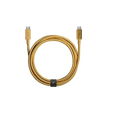Teléfono celular marrón cables USB-C