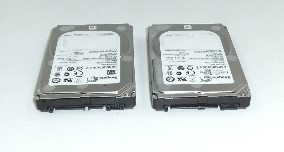 9Pcs Seagate Constellation.2 ST91000640SS 1TB 2.5" SAS 6GB/s Hard Drives - Image 2 of 2