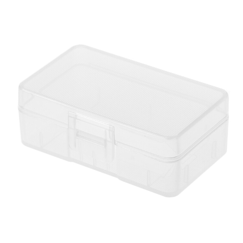 Transparent for Case Holder Storage Box For 1x 9V Or 2x AA Batterie