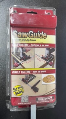 Milescraft 1403 Saw Guide Universal Saw Guide for Circular and Jig Saws Rip G...