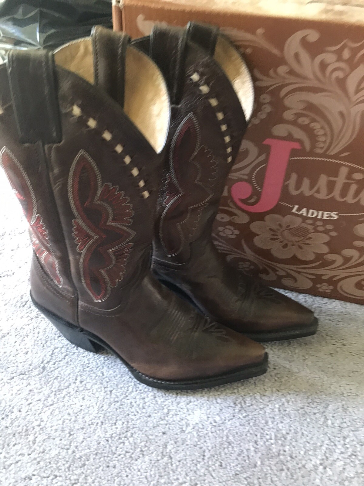 Justin Ladies Boots cowgirl cowboy boots Gem