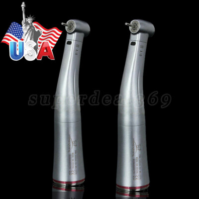 Dental 1:5 Increasing Contra Angle Fiber Optic LED Handpiece Fit NSK Electric