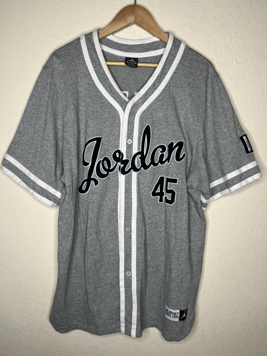 Jordan 45 sales baseball shirt