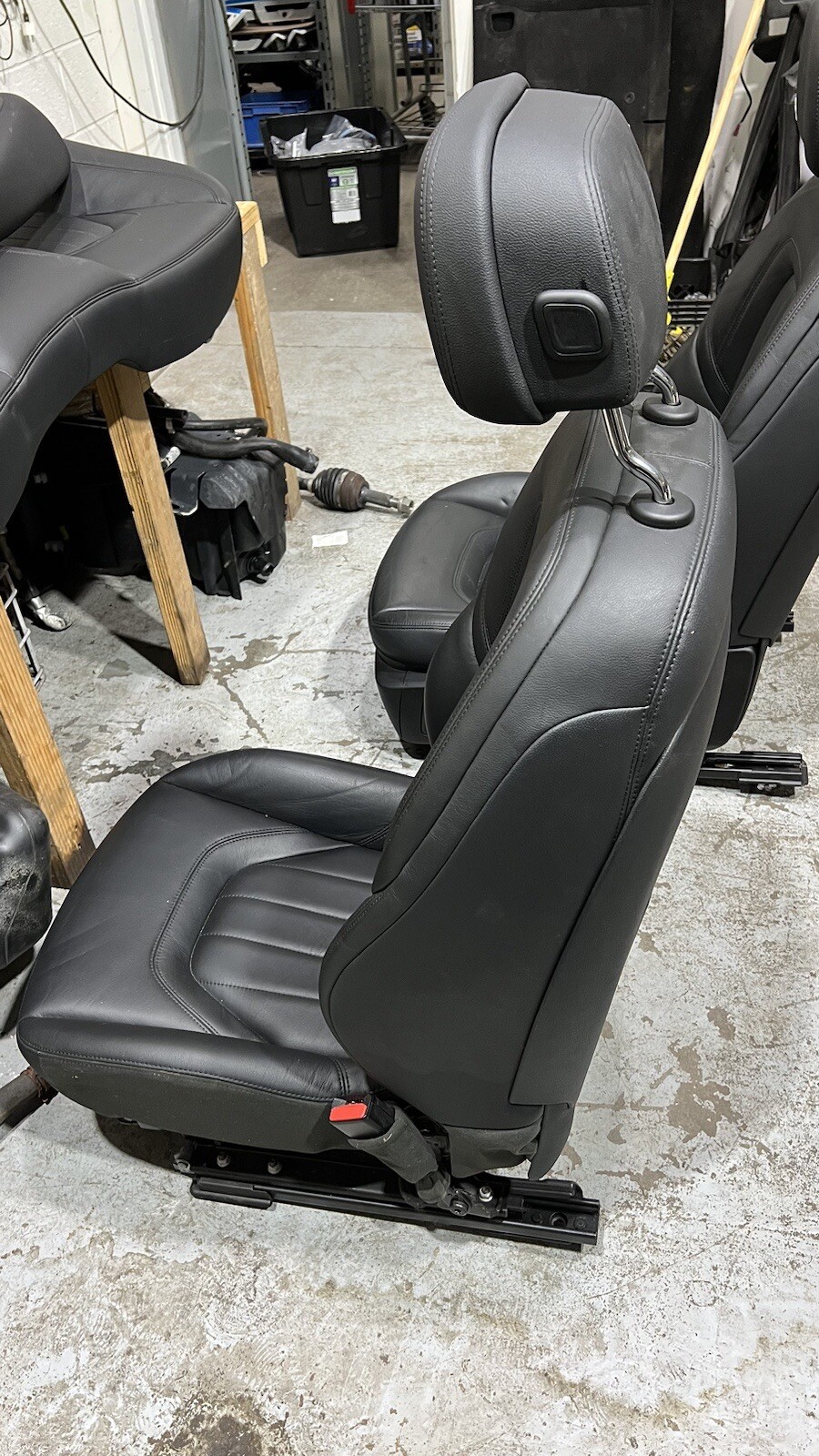 💥OEM 2014-2020 MASERATI QUATTROPORTE COMPLETE SEAT SET FRONT REAR LEATHER BLACK