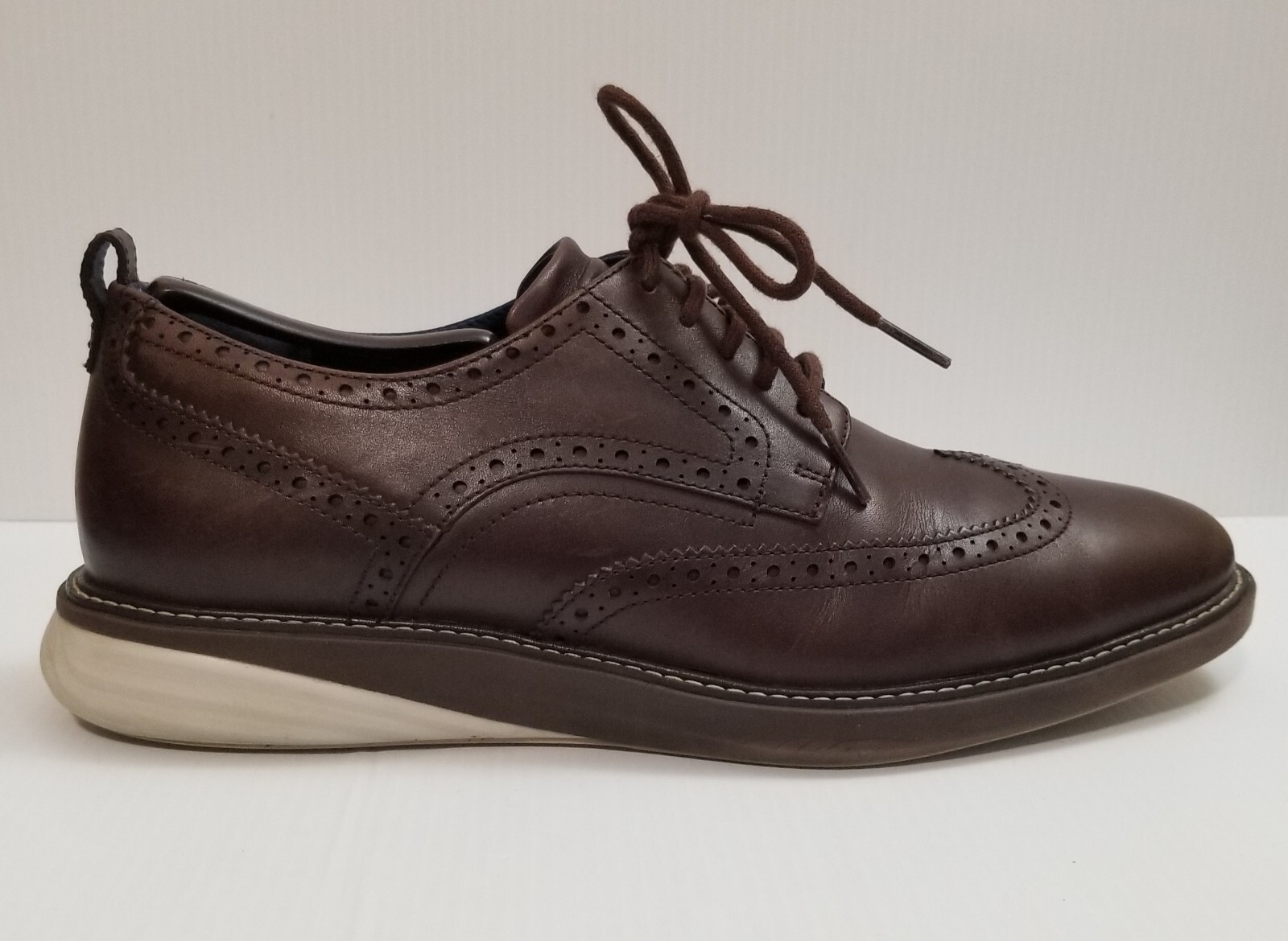 SAOLA Scarpe Cole Haan da uomo taglia 11 5 M Grand Evolution Oxford a coda di rondine Java marrone C26308