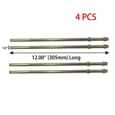 4Pcs Straight Wire Double Headers Exhaust Hanger Universal 1/2'' Mild Steel New