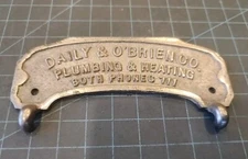 Wolverine Brass Works Antique Toilet Paper Holder Part Daily & O'Brien Co - Plb