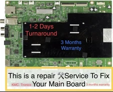 ''Repair🛠Service'' For Vizio Main Board M65–C1,XFCB0TK009040X,756TXFCB0QK0270
